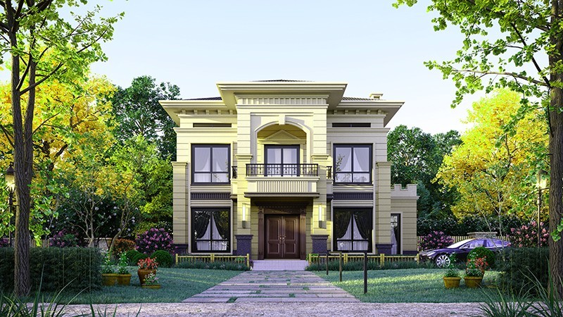 长宁中式合院住宅，开放庭院与邻里乡亲更亲近